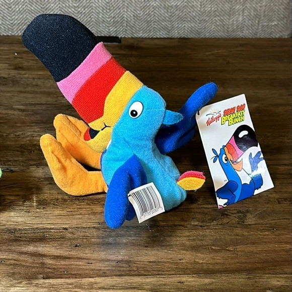 NWT Kellogg’s Cereal Kellanova Co. Toucan Sam Dig ‘Em Bean Bag Breakfast Bunch - Picture 3 of 8